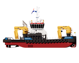 Multi Cat 3515 of 50 t bollard pull - Damen