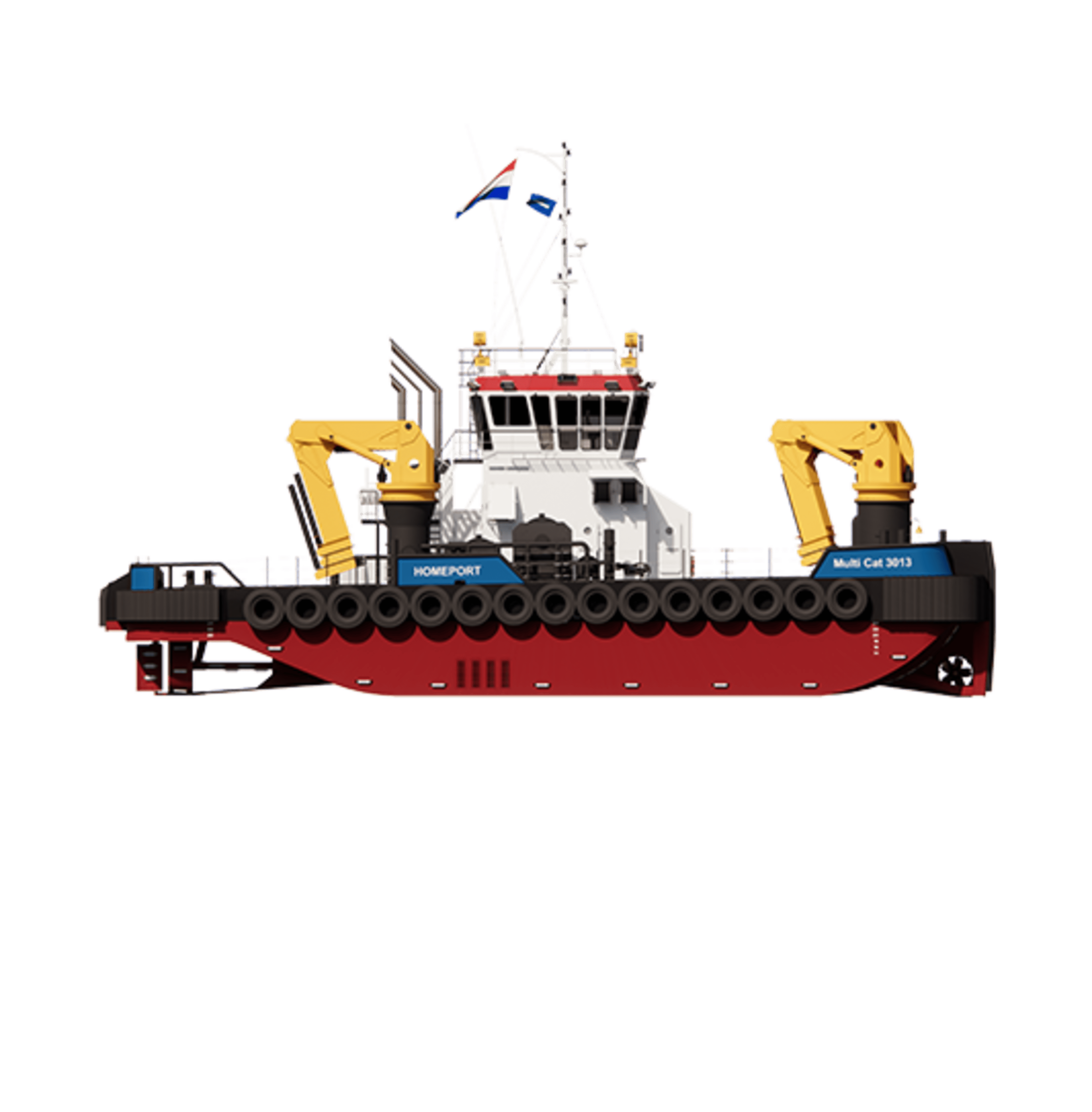 Multicat Vessel Multi Cat work boats Damen