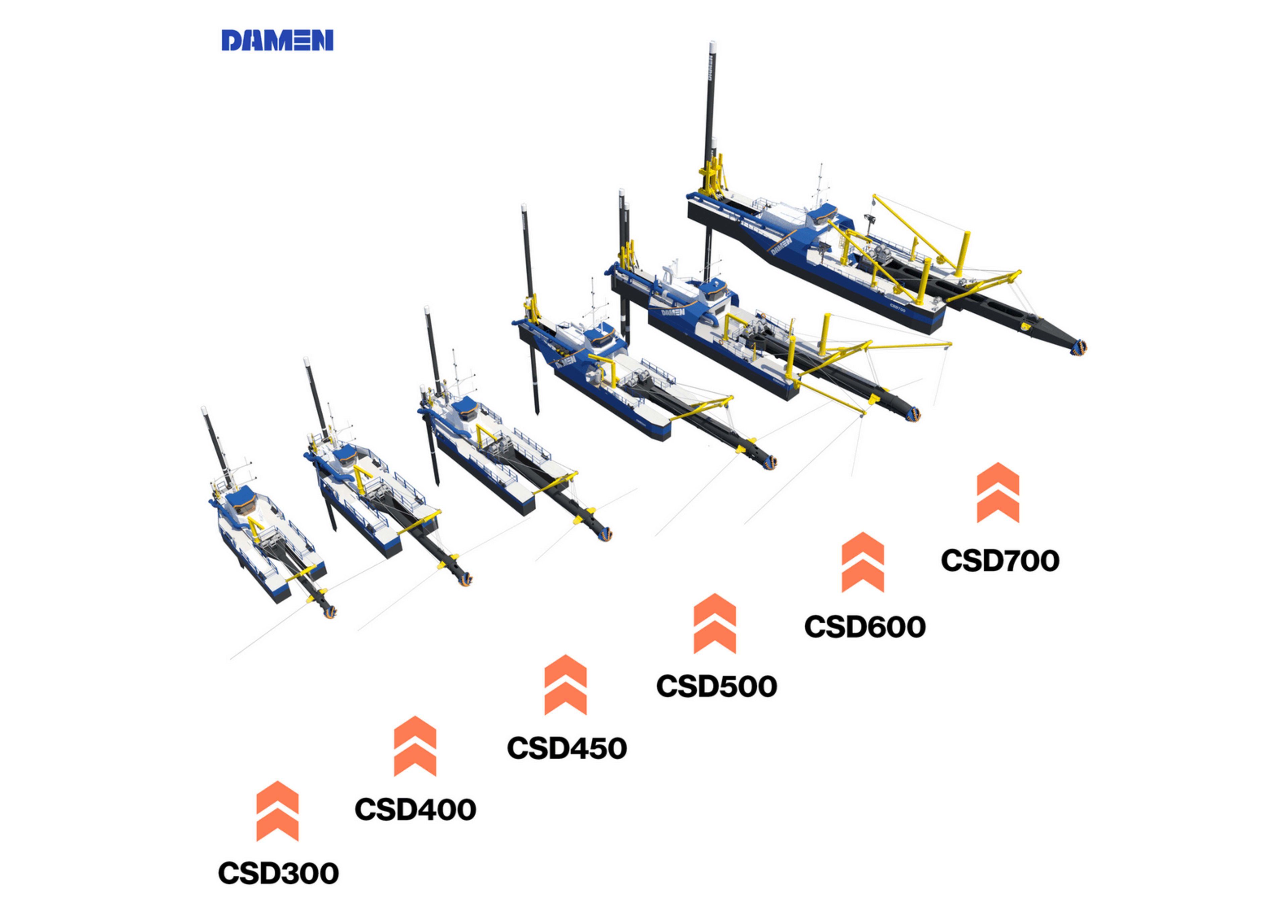 Damen Shipyards announces allnew CSD range Damen