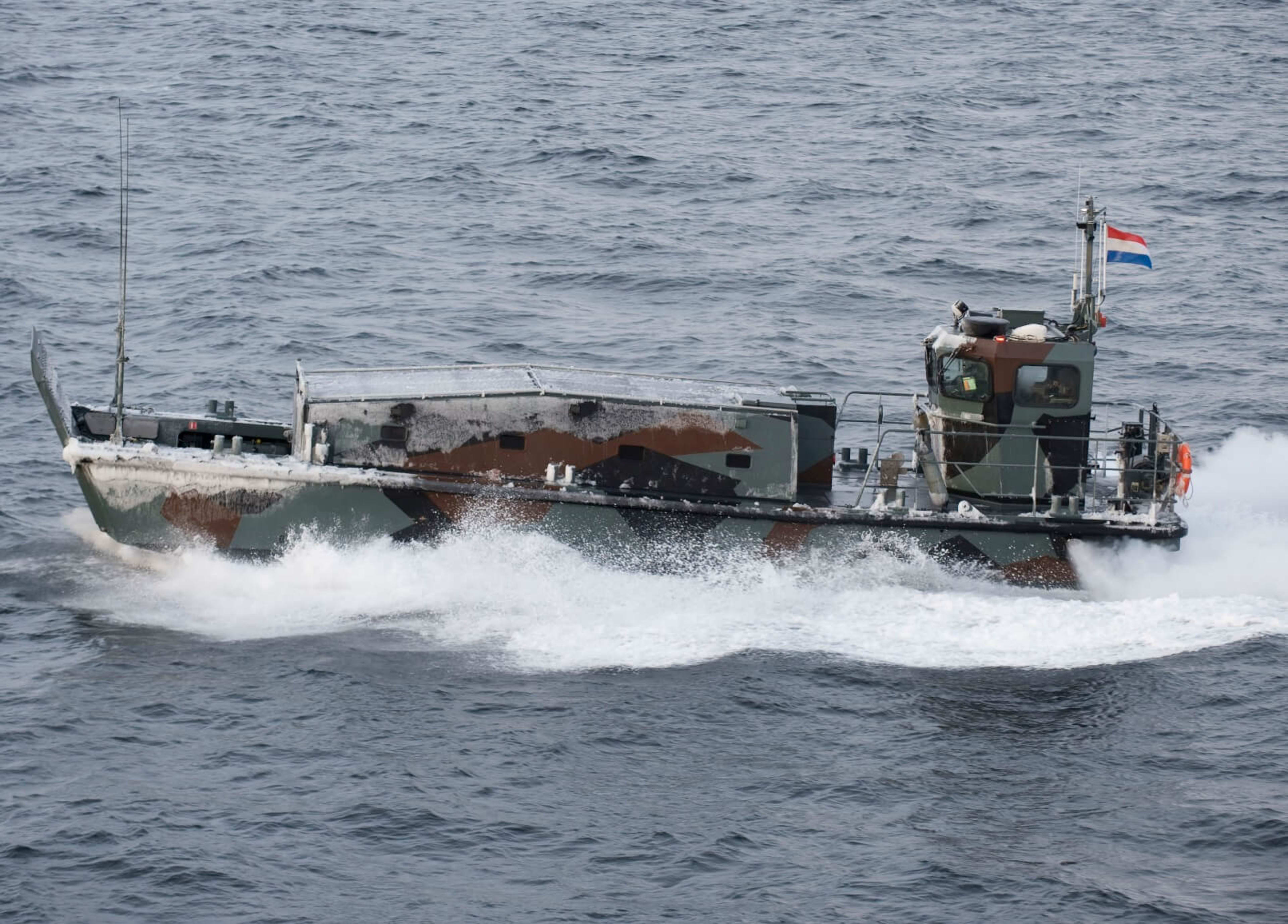 Artisanal boat showing measurements and areas for on-board