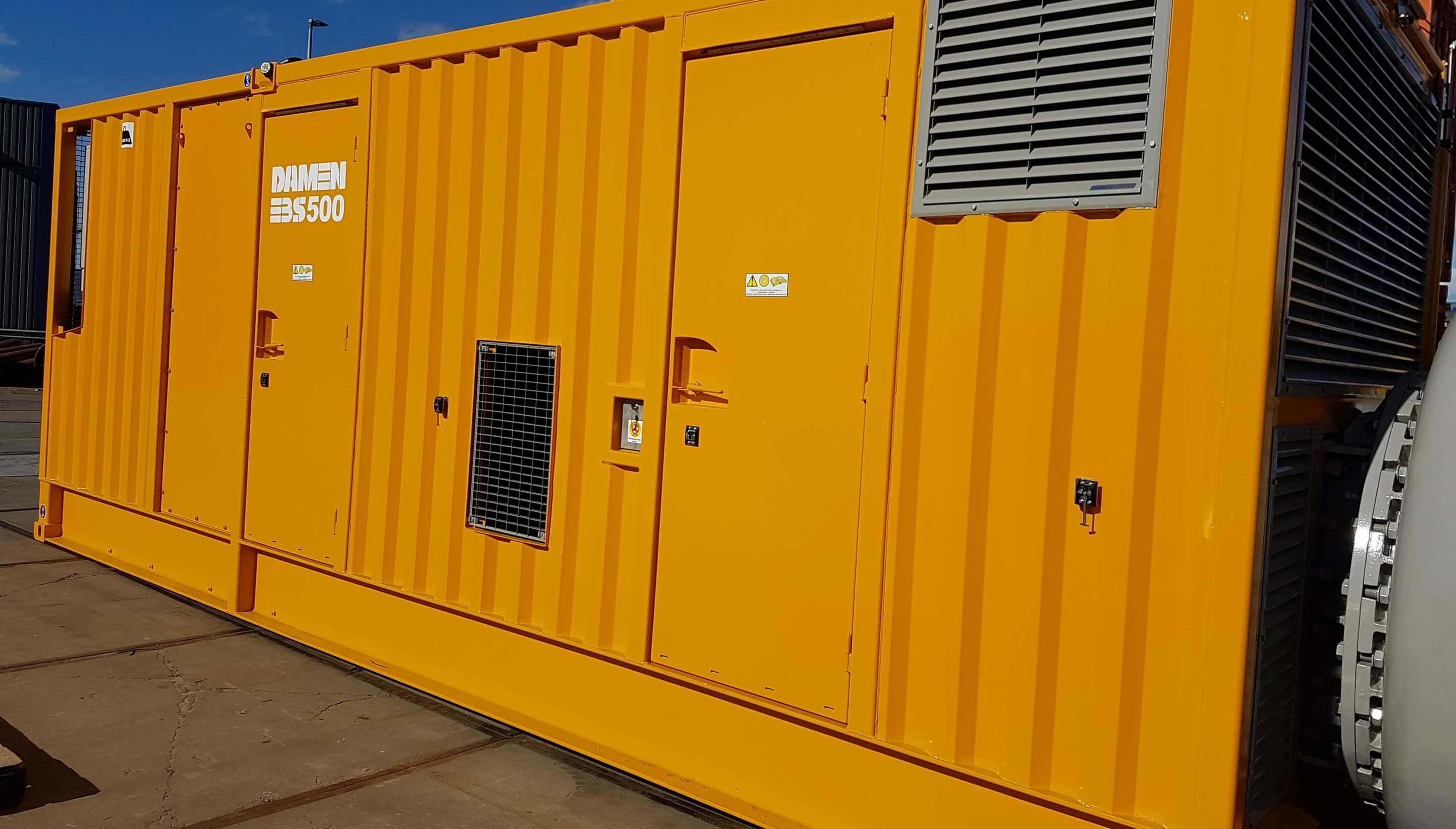 Dredging Booster Pump Station Design Construction Sale Damen