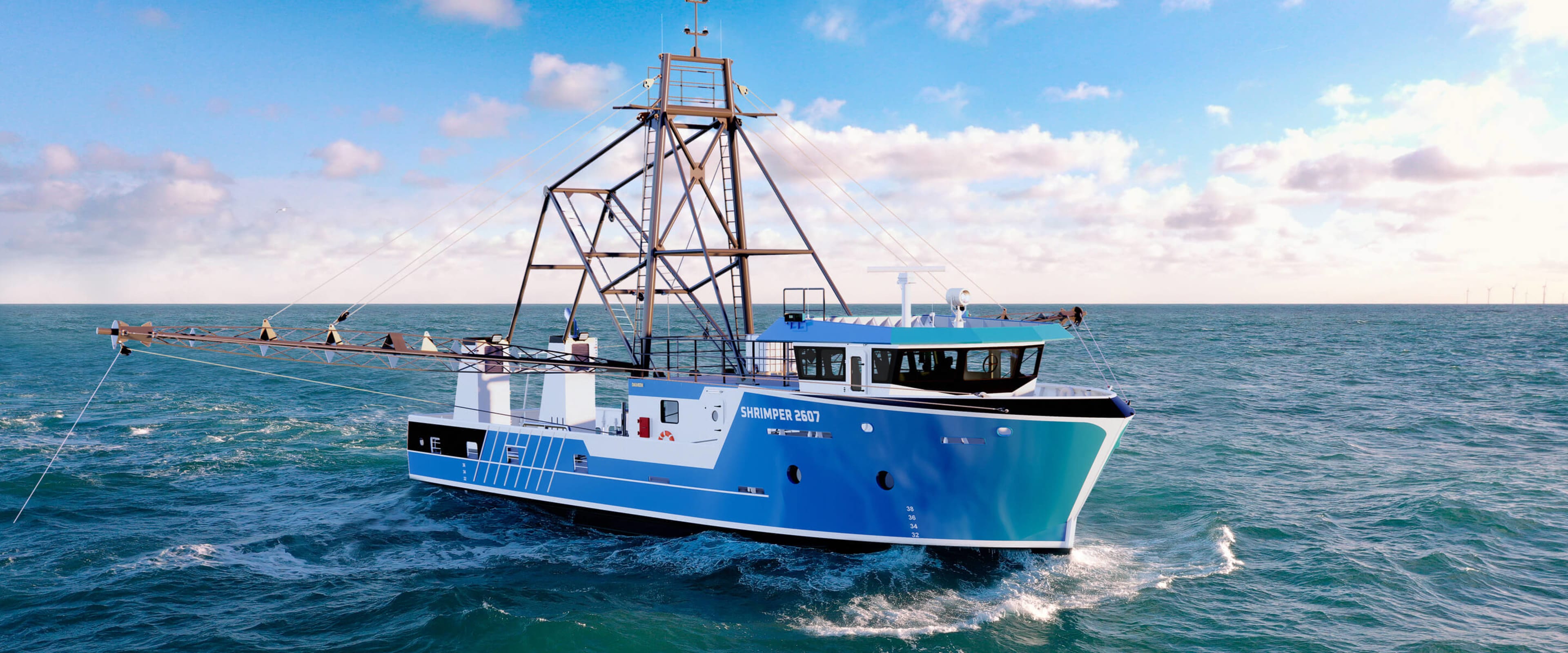 Shrimp trawler clearance