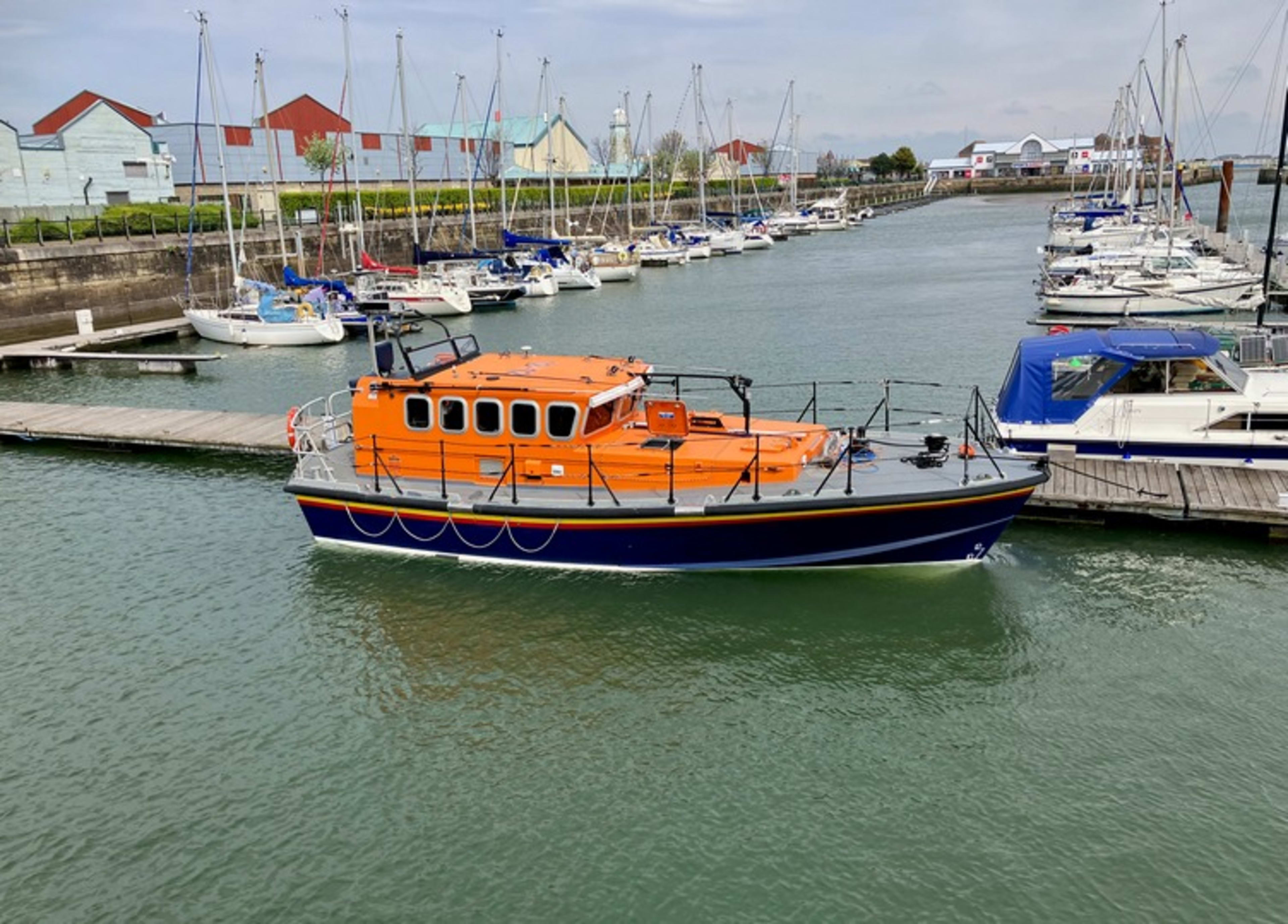 Used RNLI Mersey Class rescue boat