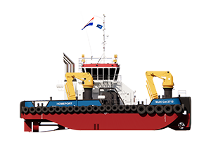 Damen's first all-electric tug Sparky delivered to Ports of