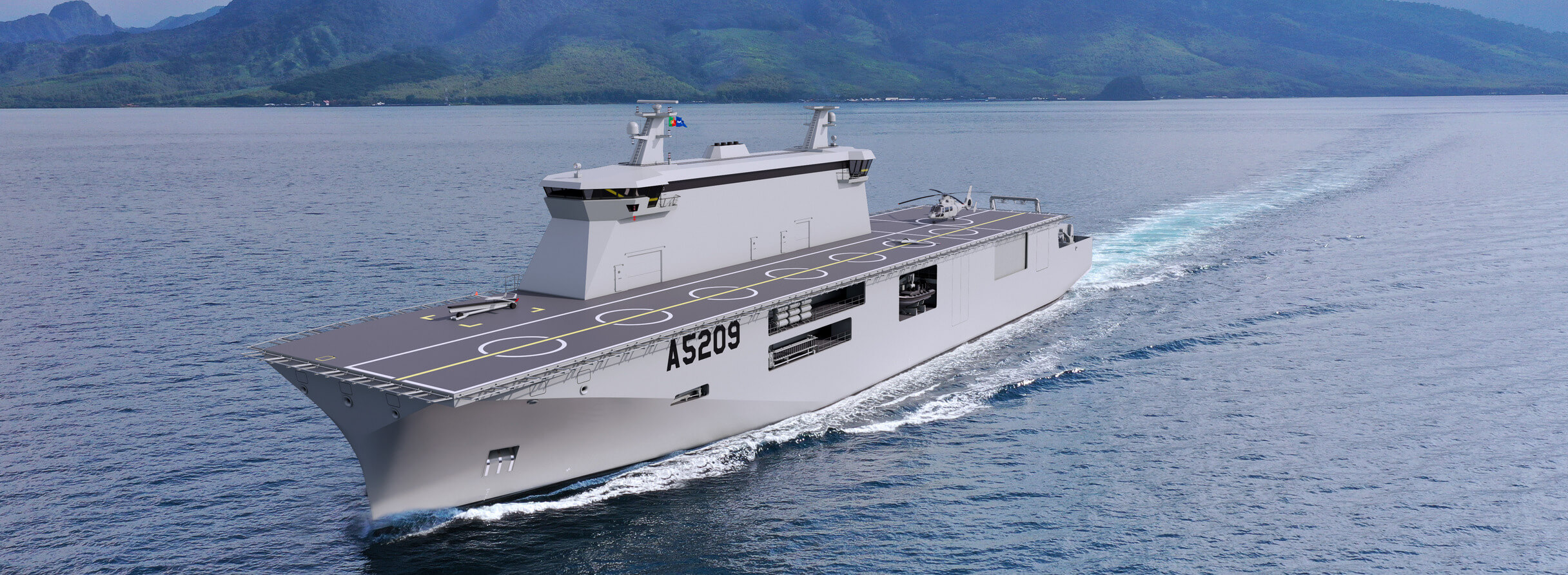 signs Damen Portuguese for Navy Vessel Damen Shipyards contract with innovative Multi-Purpose -