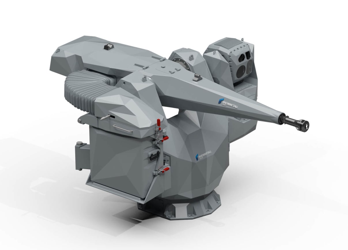 Rheinmetall Next-Generation Gun Systems Selected for F126 frigates